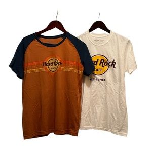 Hard Rock Cafe shirts- Heritage Retro Sunrise 1971 & Florence